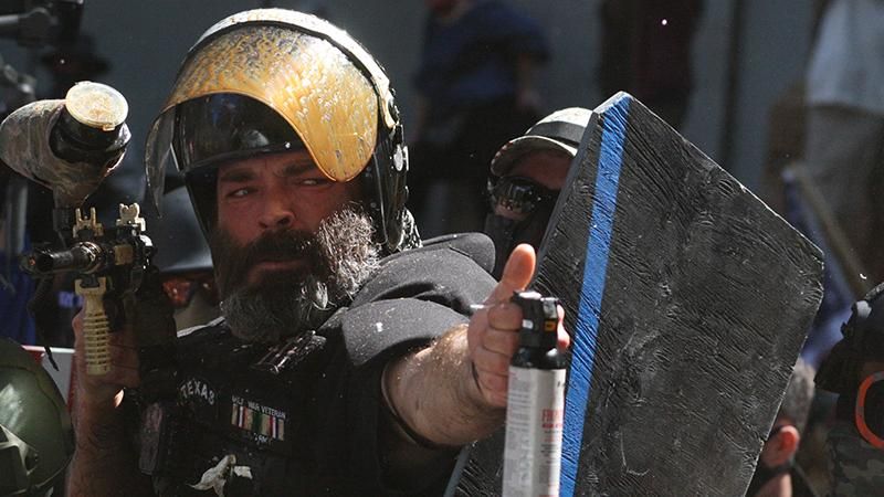 portland protest violence
