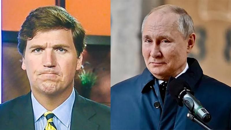 tucker carlson and vladimir putin