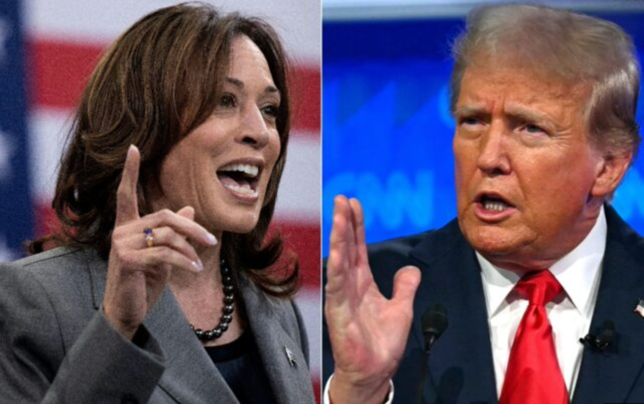 Kamala Harris and Donald Trump