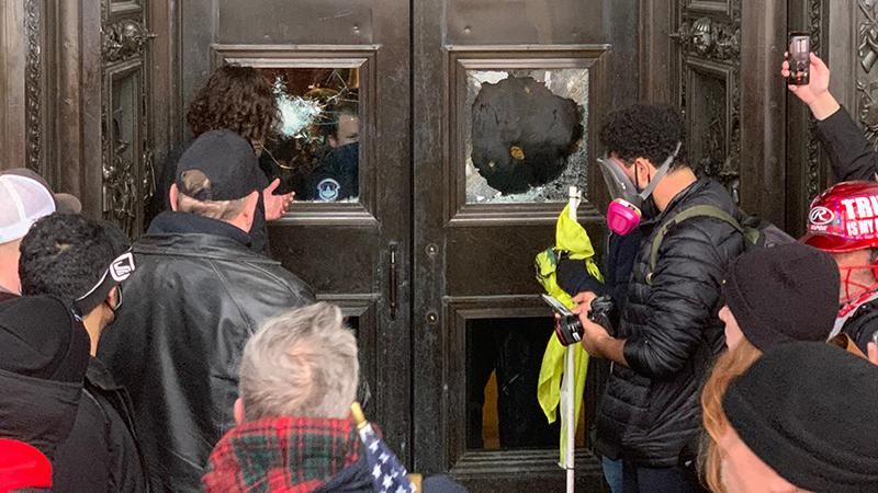 january 6 broken doors