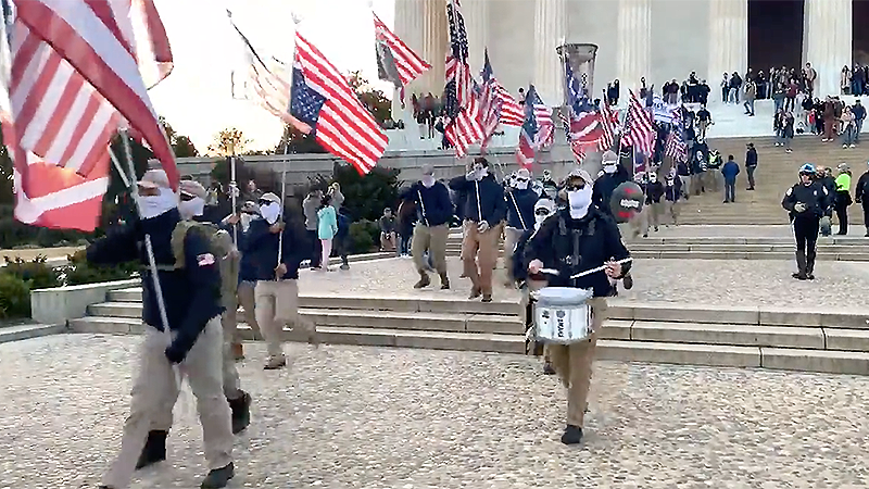 ​White Supremacist march through Lincoln Monument 