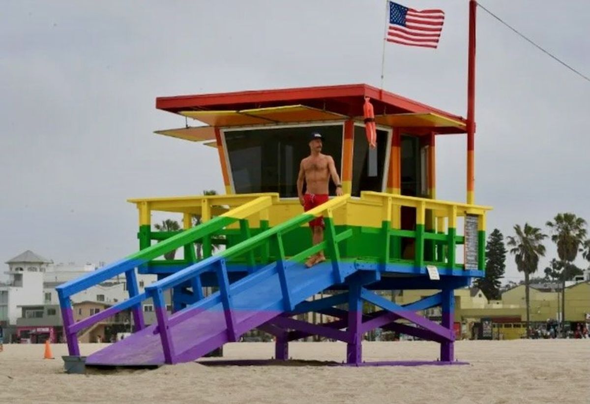 California lifeguard sues over Pride flag at beaches