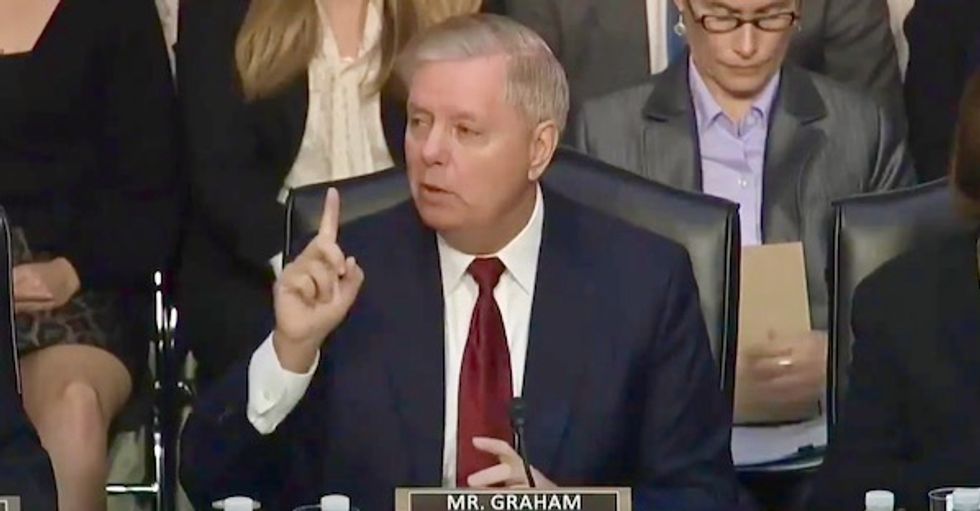 Nicolle Wallace compares Lindsey Graham to 'drug addict trying to find good parts of cocaine'