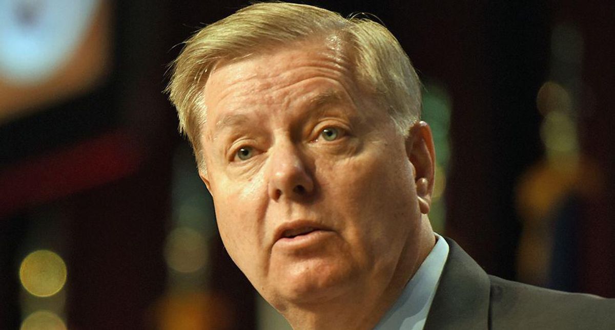 WATCH: Stephen Colbert hilariously roasts Lindsey Graham