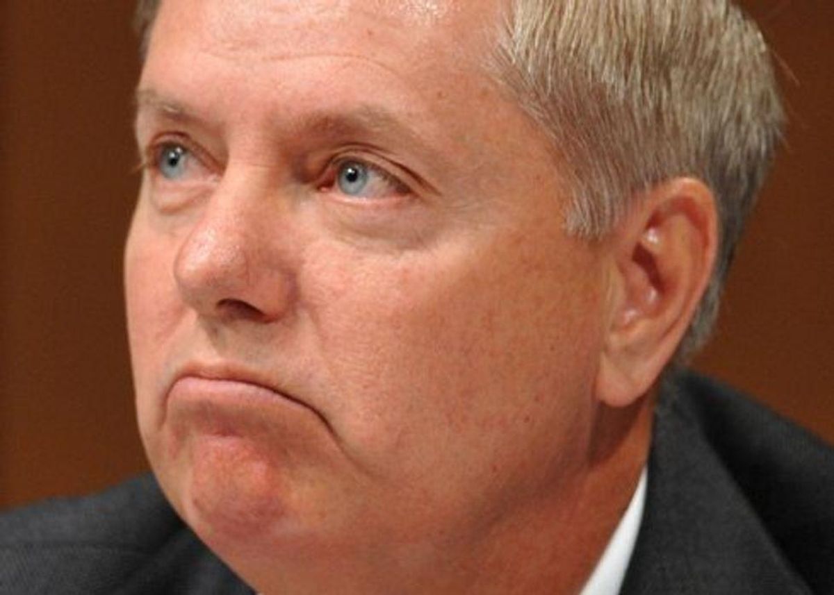 'Spineless wonder' Lindsey Graham blasted for crediting Trump for vaccines as COVID-19 spikes in conservative counties