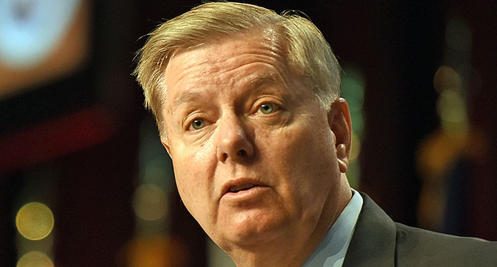 MAGA country star boasts he put 'disgusting' Lindsey Graham in his place as Trump watched