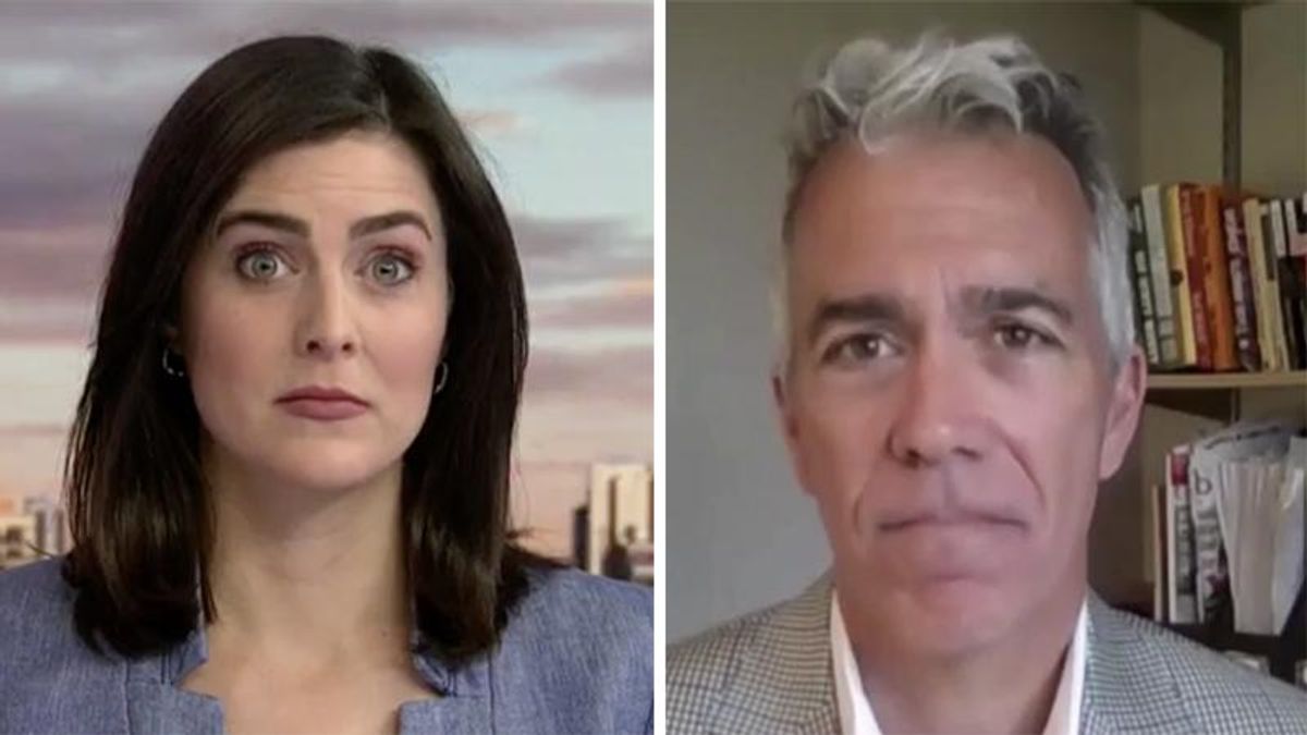 WATCH: Former GOP lawmaker admonished by MSNBC host for swearing on-air at Trump