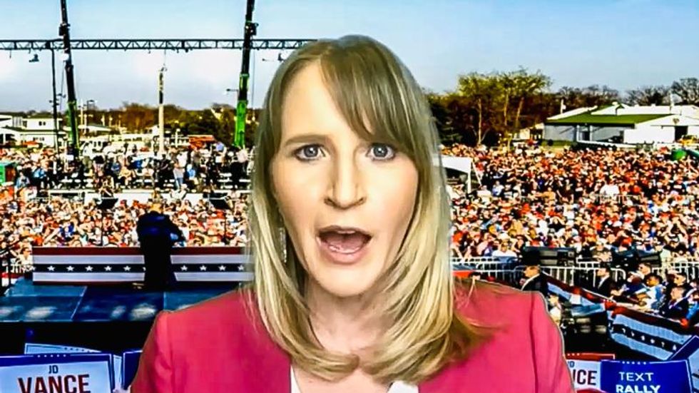 Trump spokesperson grilled over Nick Fuentes: 'How does he even get onto Mar-a-Lago's property?'