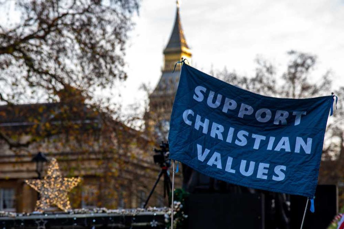 Irate Christian conservative eats her words as journalist rolls tape for all to see