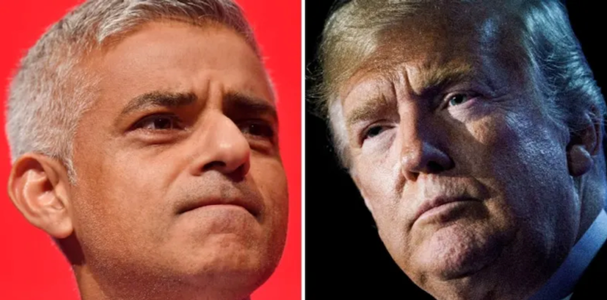 London mayor says Trump attacks due to his ethnicity and religion