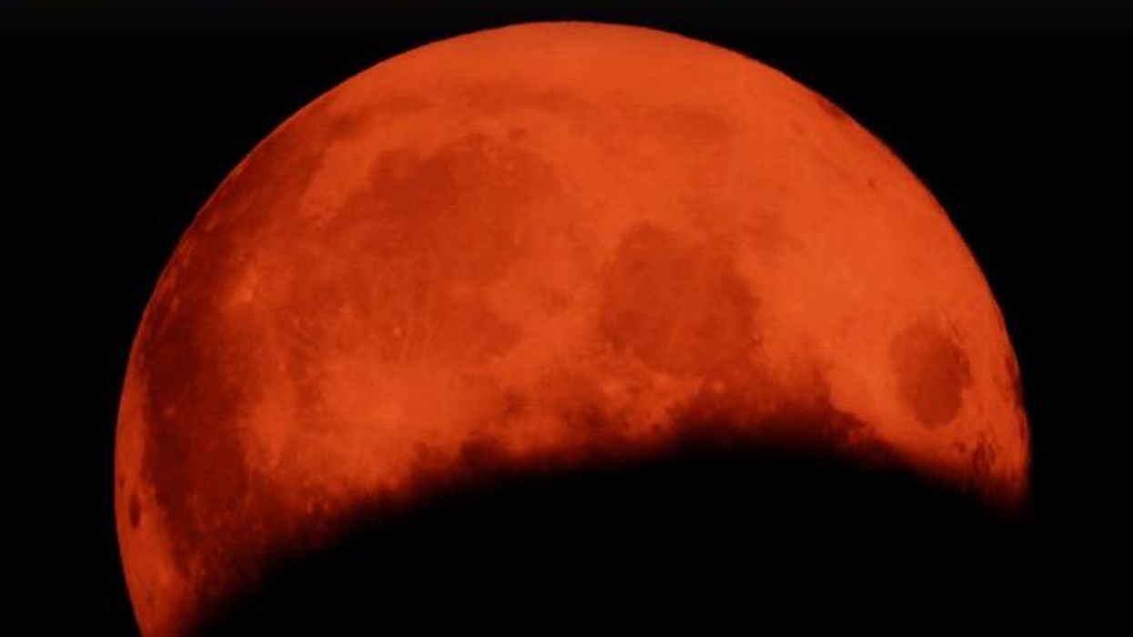 A total lunar eclipse is set to dazzle today – along with some other stellar sights