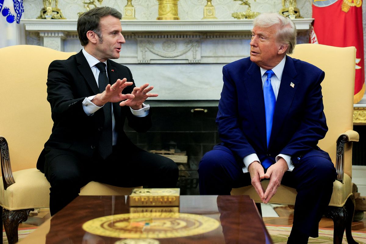 Macron and Trump