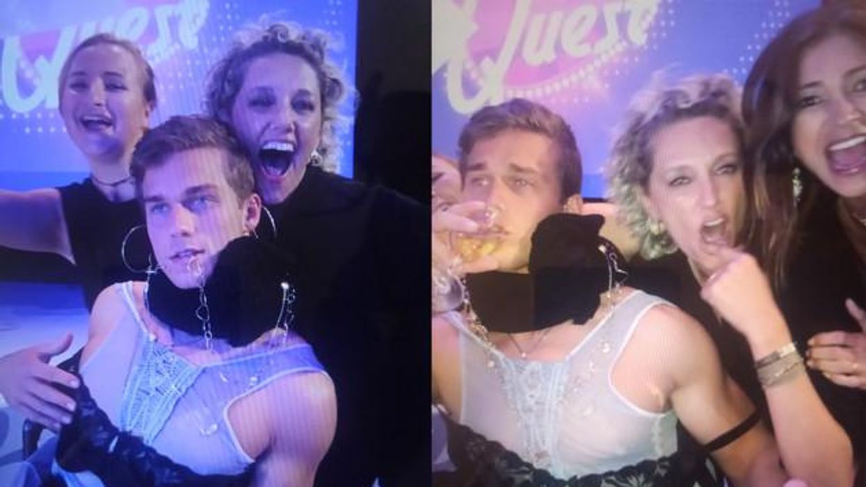 Madison Cawthorn photographed wearing women's lingerie at wild-looking party