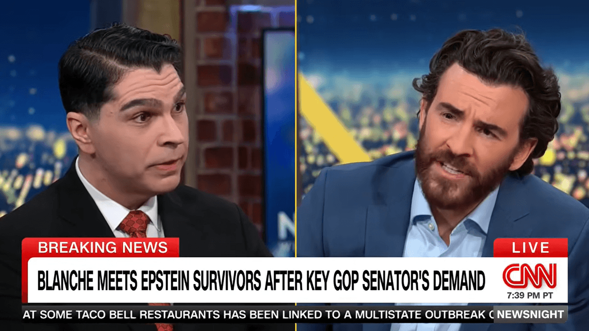 Shouting match erupts after MAGA commentator makes striking claim about the Epstein files