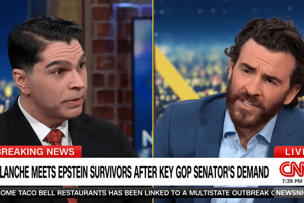 Shouting match erupts after MAGA commentator makes striking claim about the Epstein files