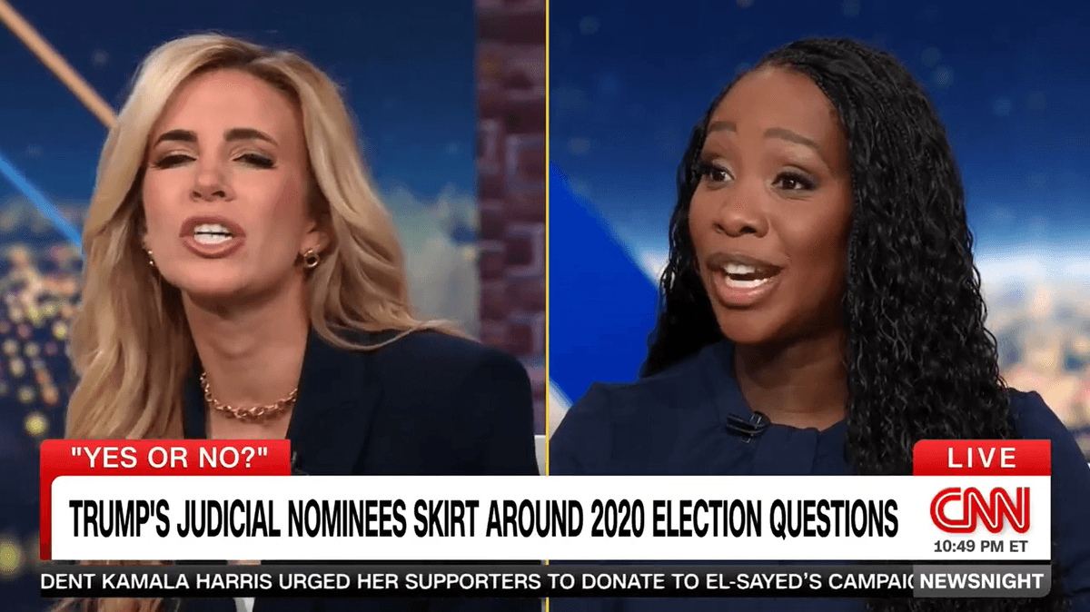 'That's what's cringe?' Laughter erupts as MAGA pundit reveals her real target