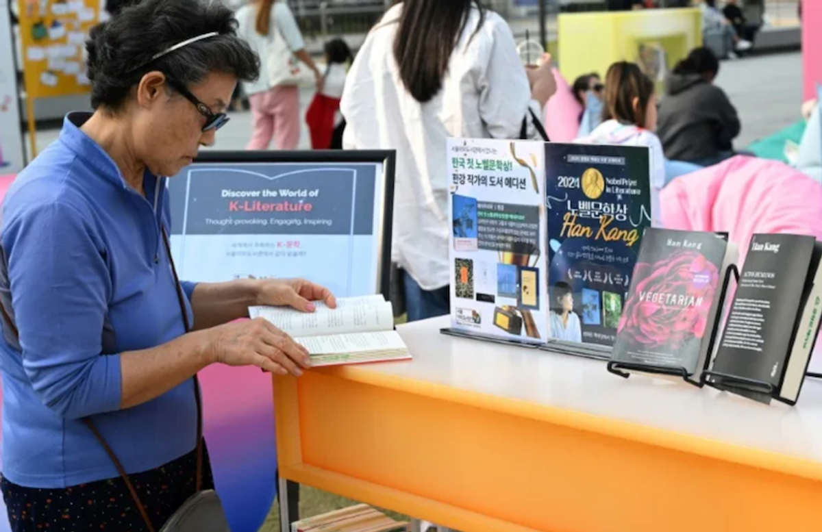 Han Kang's books sell out in South Korea after Nobel win