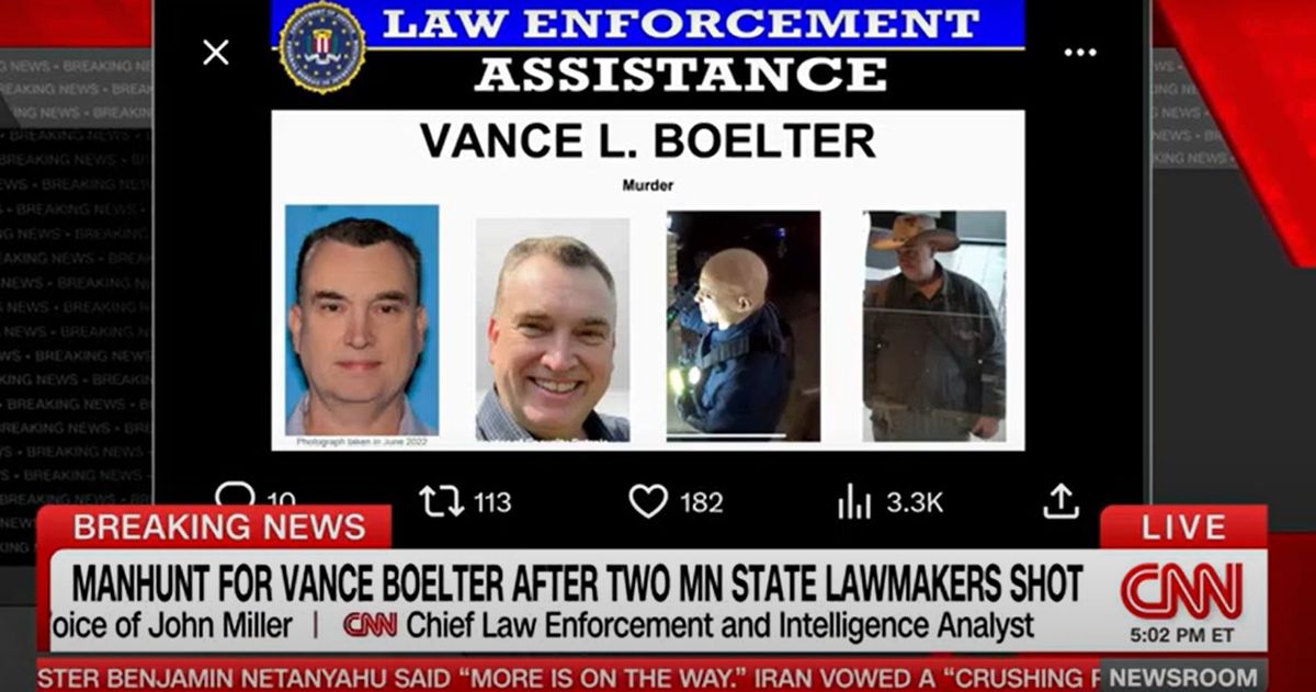 'Key detail': Expert flags 'significant development' in manhunt for Dem killer