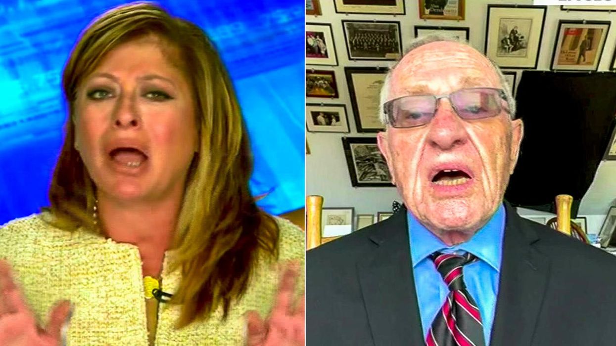 'Just not true!' Maria Bartiromo unspools after Alan Dershowitz says Biden doing 'great things'