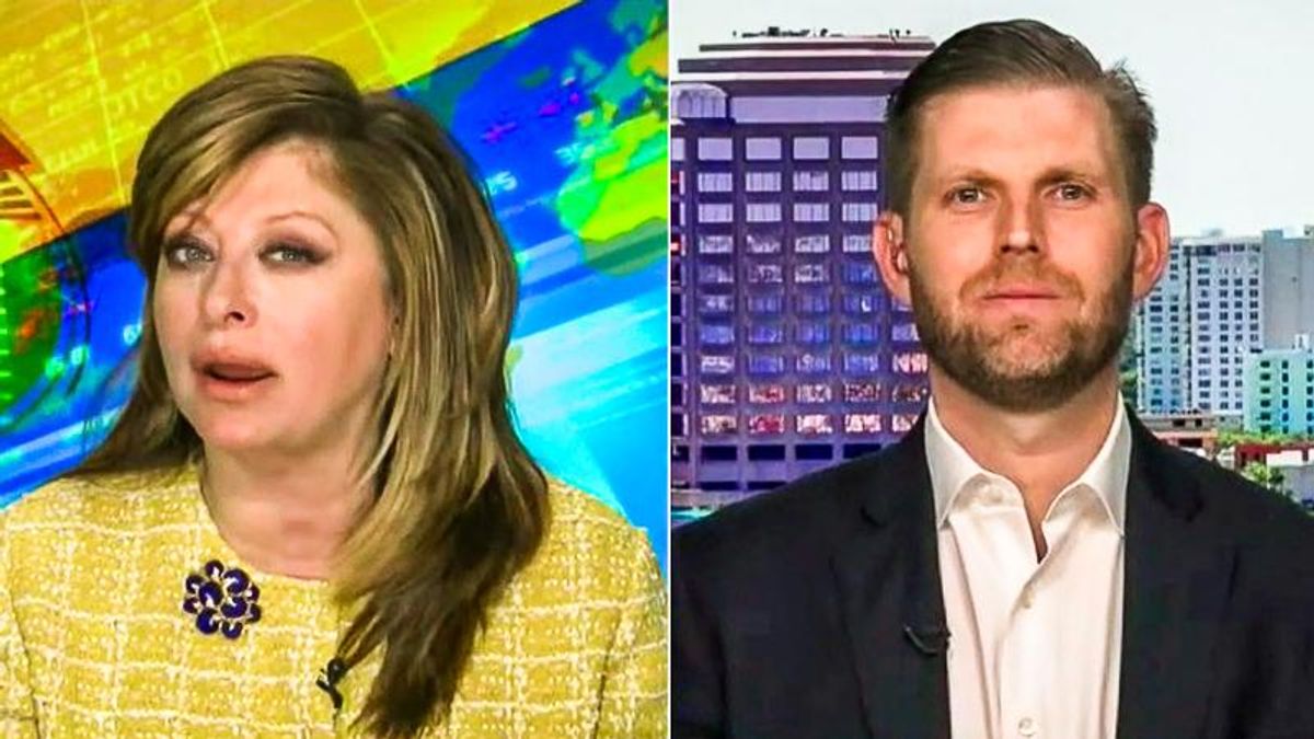 'We are not even 100 days in': Fox News host complains to Eric Trump about Biden's weekend trips to Delaware