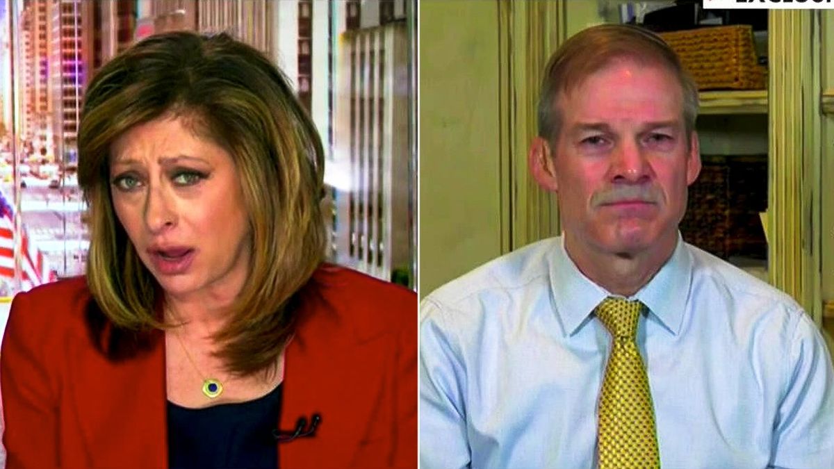 'This is really happening!' Maria Bartiromo freaks out to Jim Jordan over Trump indictment