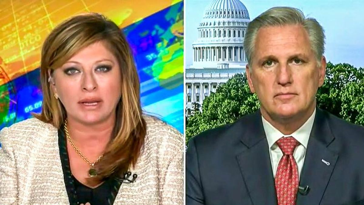 Maria Bartiromo ignorantly asks Kevin McCarthy to 'look at the 25th Amendment' to remove Biden