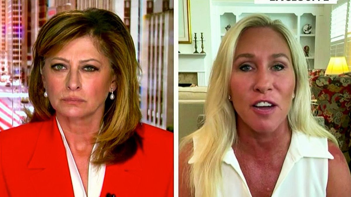 'I don't think we're quite there': Marjorie Taylor Greene disappoints Maria Bartiromo on impeachment