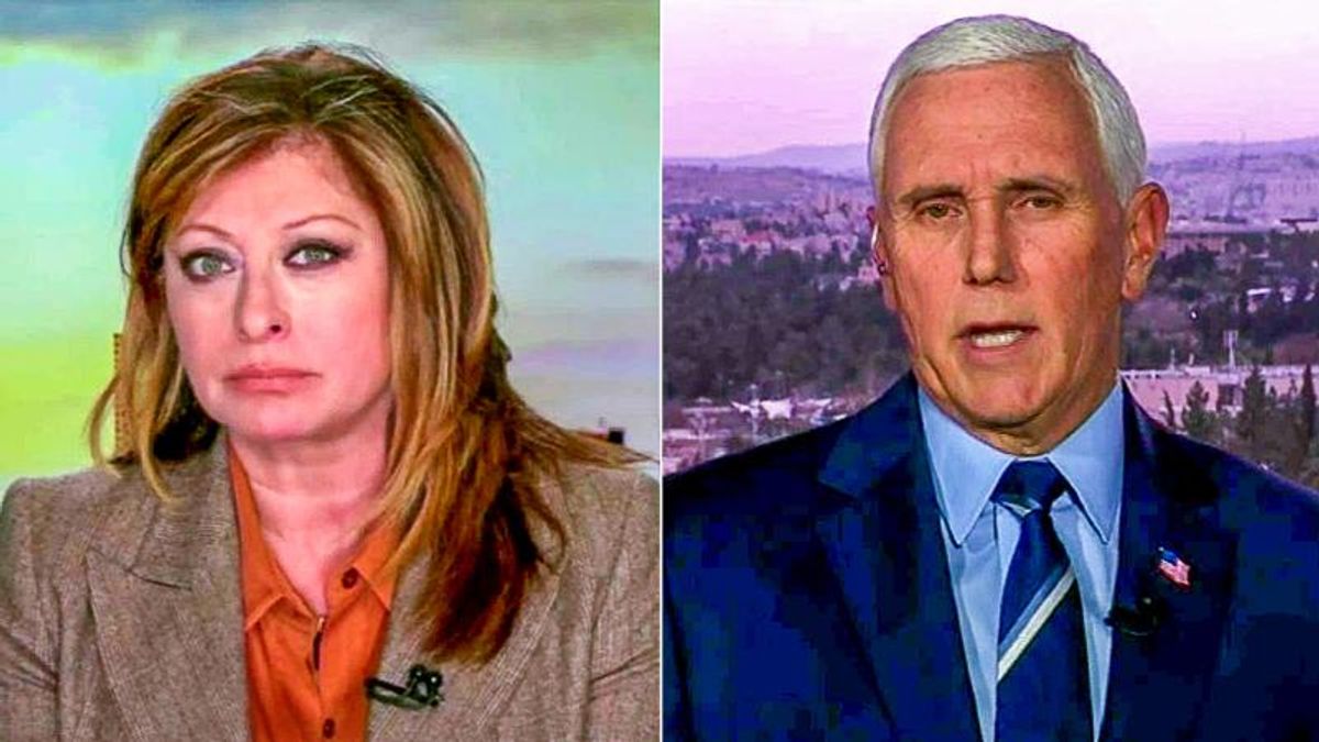 Mike Pence refuses to utter Trump's name when Maria Bartiromo asks about 2024 race