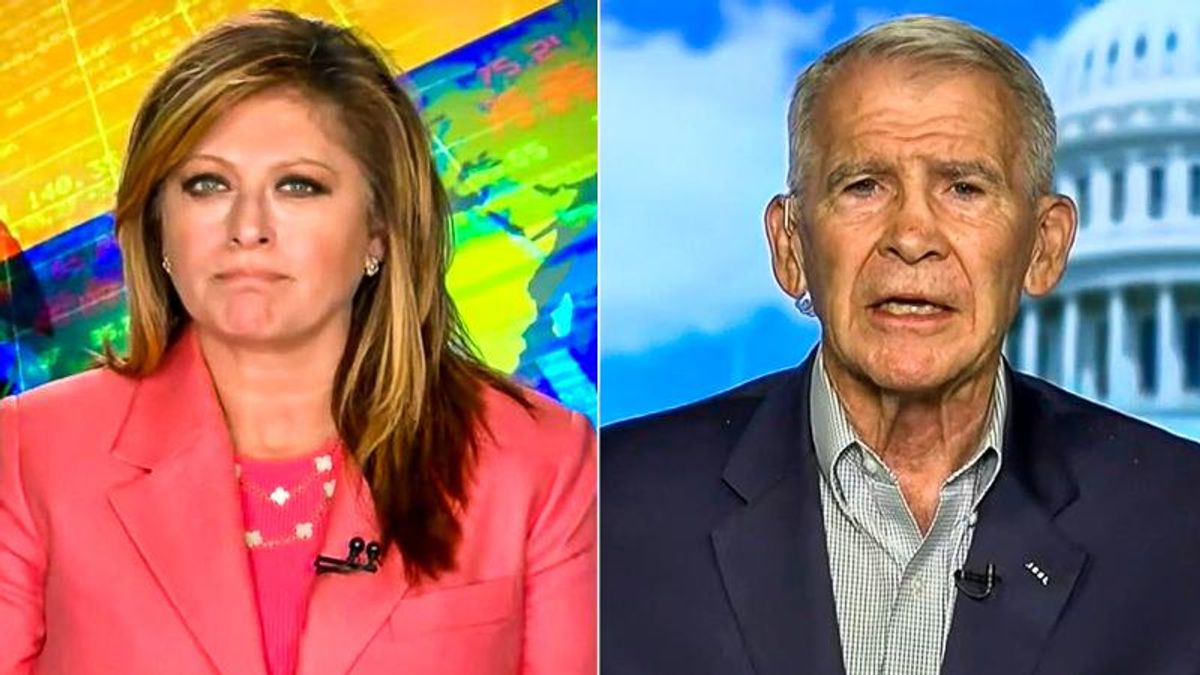 Maria Bartiromo brings on Oliver North to complain about Taliban getting 'cache' of US weapons