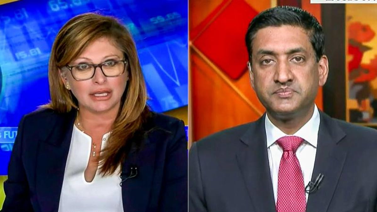 'Put some facts out there': Dem clashes with Maria Bartiromo over 'bank surveillance' conspiracy theory