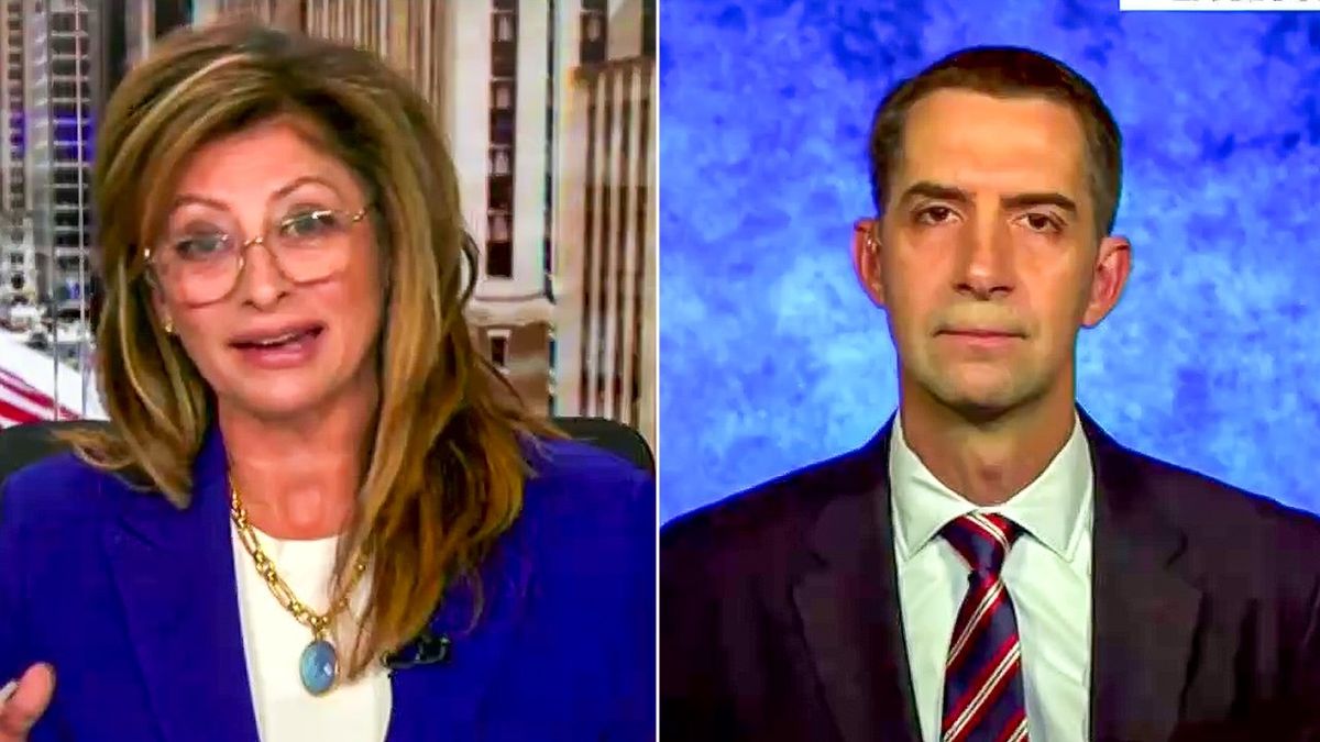 Maria Bartiromo fact checks Tom Cotton: Fox News can't confirm Haitians are eating pets
