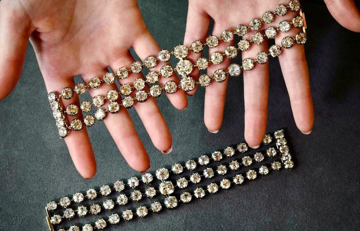 Marie-Antoinette diamonds up for auction in Geneva