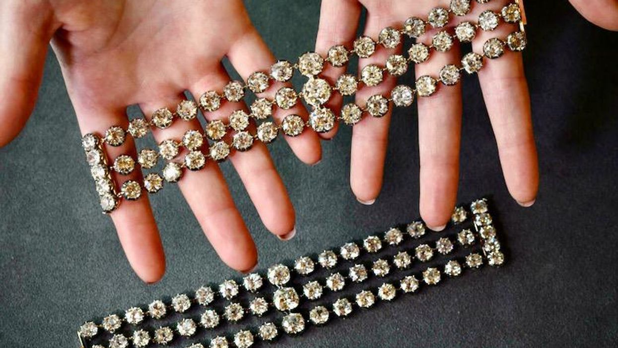 Marie-Antoinette diamonds up for auction in Geneva