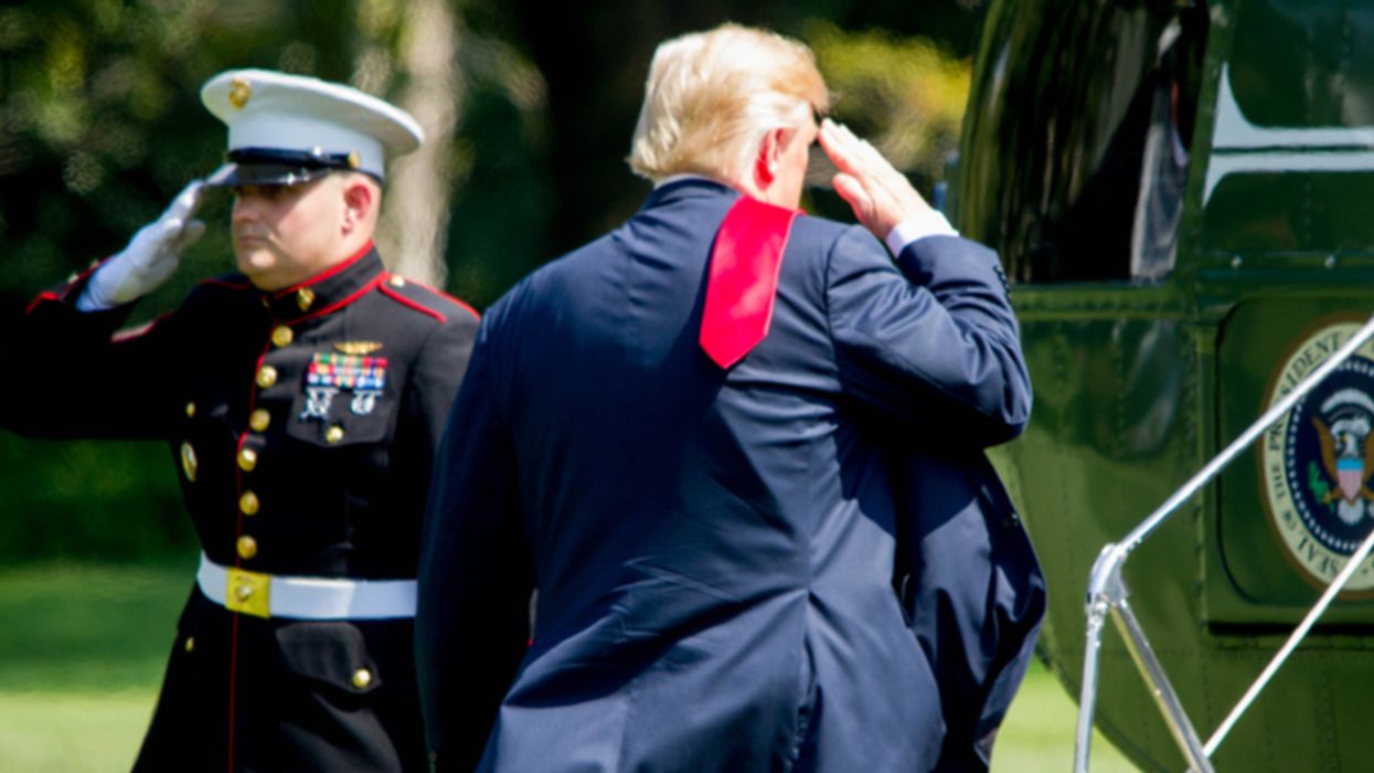 'Bunker' Trump mocked as a 'coward' for fleeing to Camp David amid talk of 25th Amendment