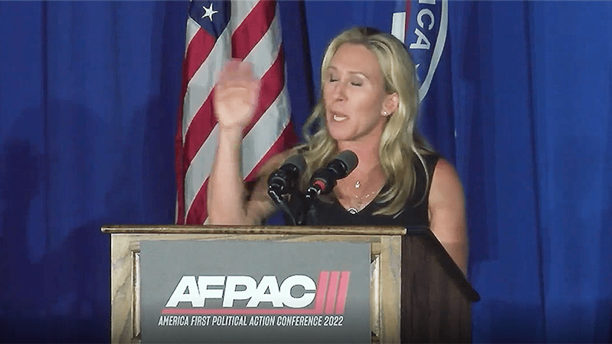 Marjorie Taylor Greene promotes white nationalist speech she swore she didn't know was white nationalist