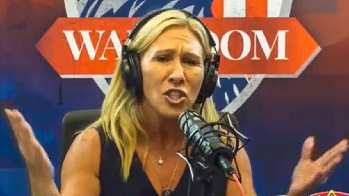 'Shut down the government -- who cares?' Marjorie Taylor Greene's interview with Steve Bannon goes off the rails