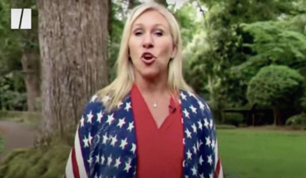 Marjorie Taylor Greene says she 'knows' Biden stole election -- before admitting 'I don't know how'