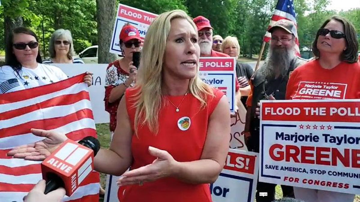 Marjorie Taylor Greene calls on 'patriots' to help prove Jan. 6 conspiracy theory