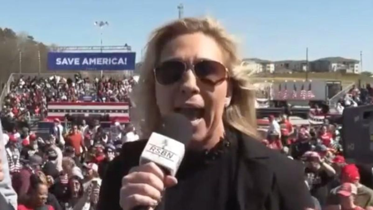 WATCH: Marjorie Taylor Greene throws tantrum over Constitution's ban on insurgents running for Congress