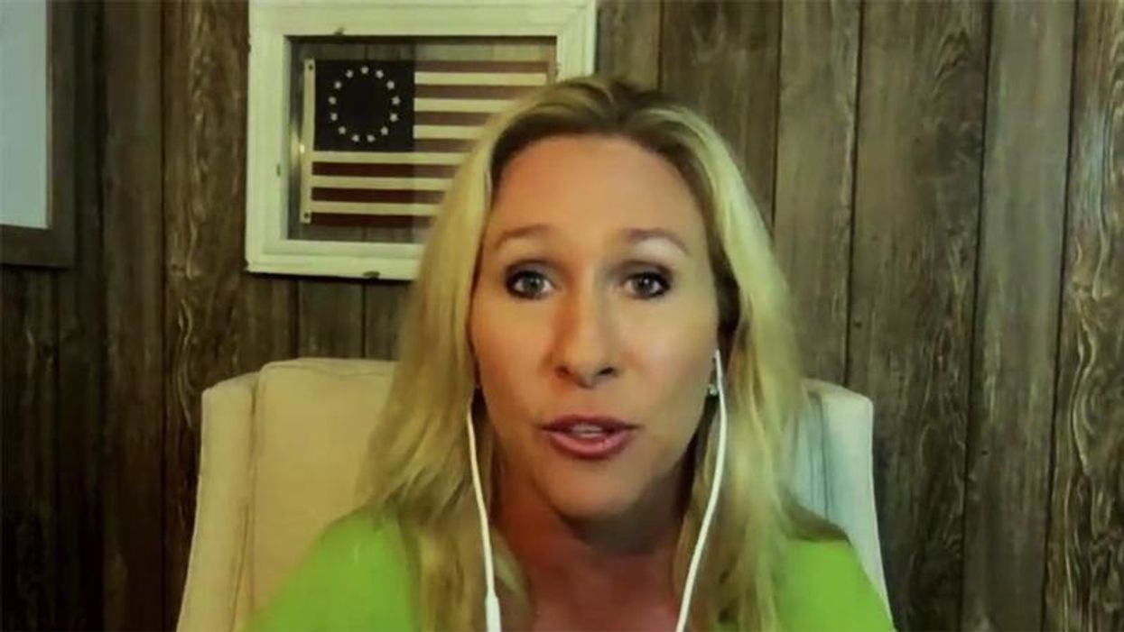 Reporter catches Marjorie Taylor Greene shamelessly lying about her widely panned 'Anglo-Saxon' caucus
