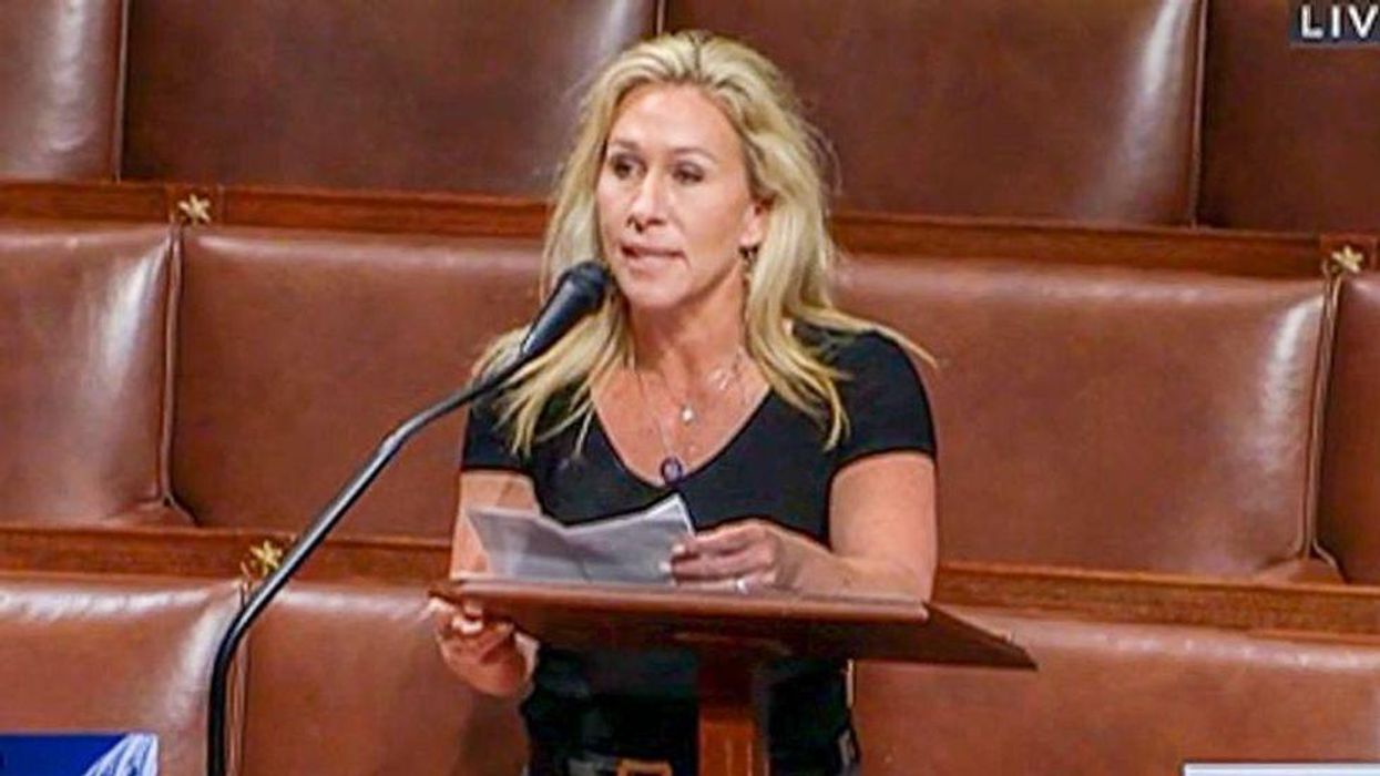 Marjorie Taylor Greene launches furious attack on the 13 GOP 'traitors' who voted for Biden's infrastructure bill