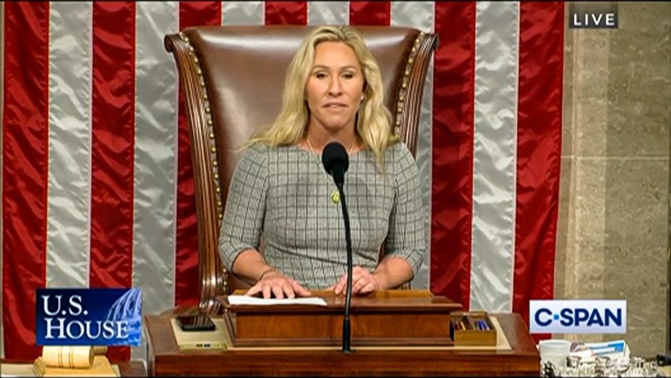 'The House will be in order': Kevin McCarthy gives Marjorie Taylor Greene Speaker's gavel
