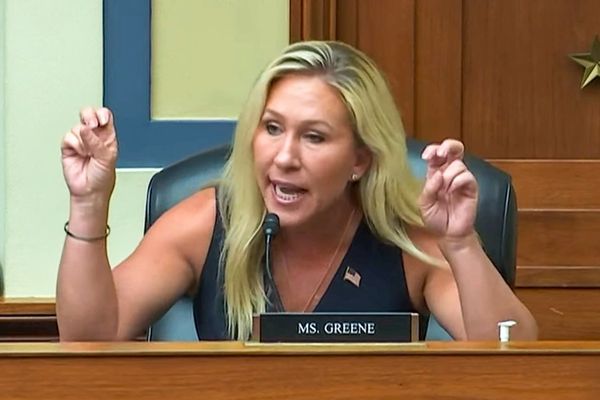 'Space lasers again': Marjorie Taylor Greene mocked for fire alarm video