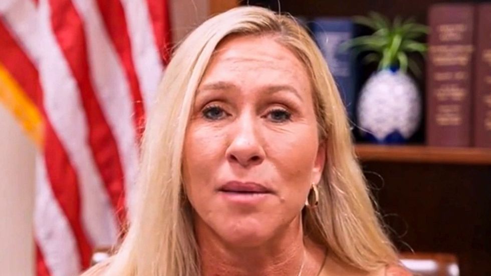 Marjorie Taylor Greene says she gets 'emotional' over Trump going to jail
