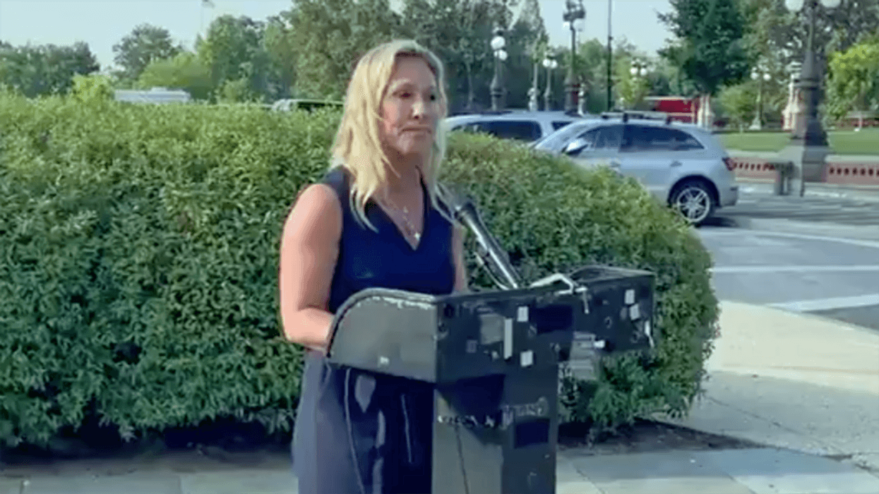 QAnon congresswoman holds press conference to apologize for likening coronavirus rules to Holocaust