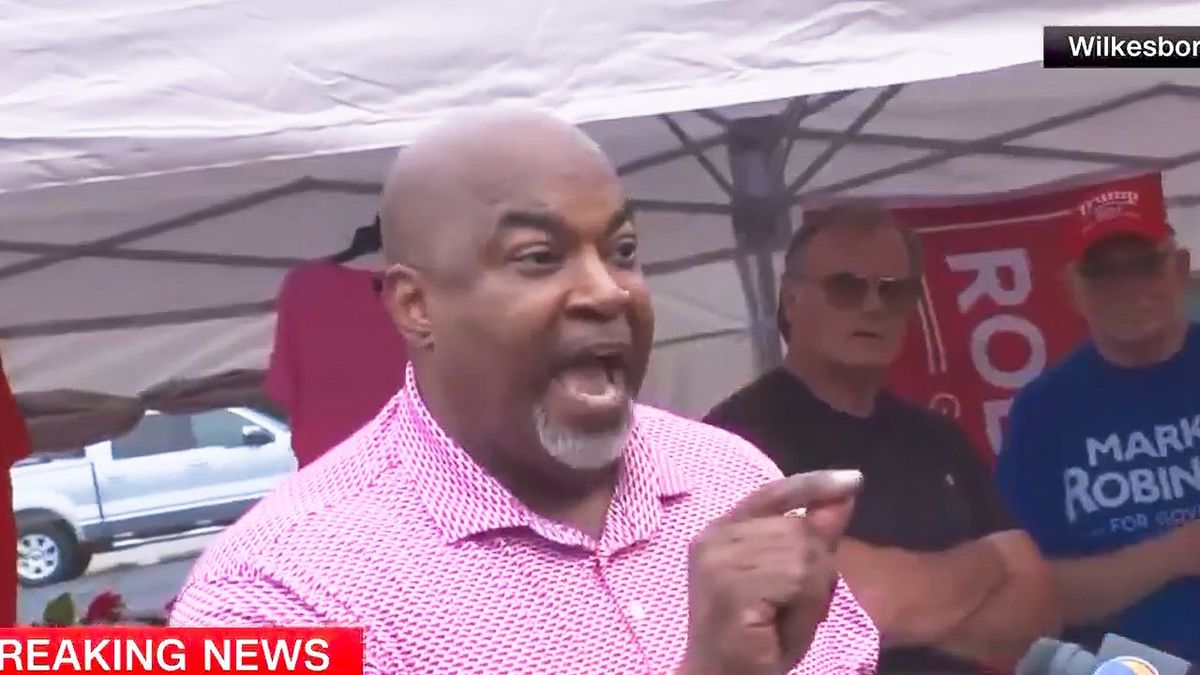 'I am coming after CNN full throttle!' Mark Robinson rages at campaign event