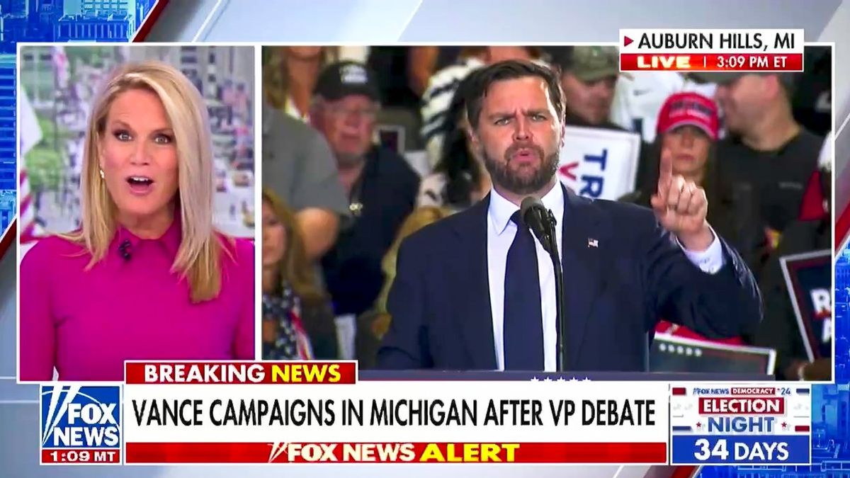 Fox News cuts away from J.D. Vance rally after he refuses to say Trump lost in 2020