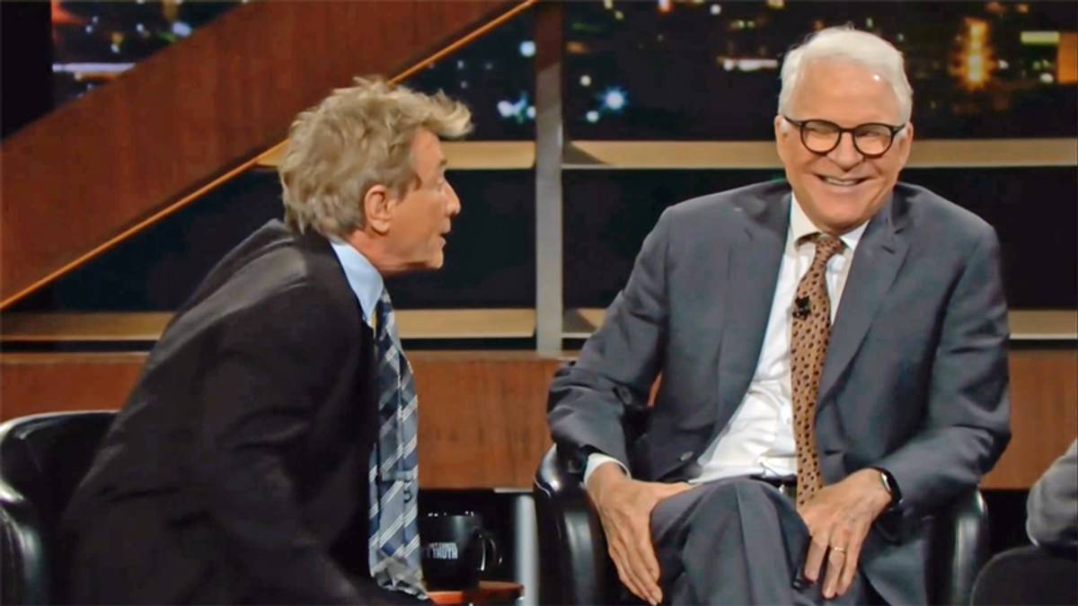 Laughter erupts on 'Real Time' as Bill Maher hosts Steve Martin and Martin Short