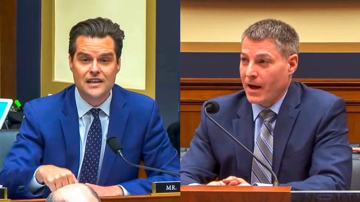 Matt Gaetz hijacks cyber security hearing to talk about Hunter Biden's laptop