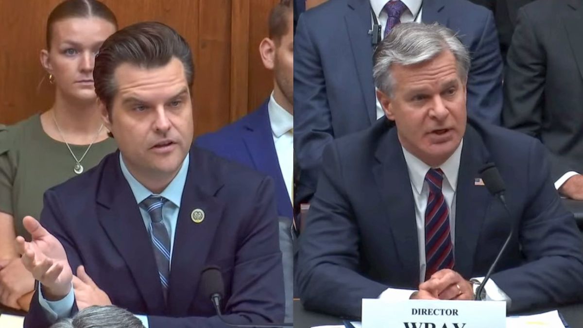 'Not something I've observed': Matt Gaetz shot down by FBI director on Biden's 'decline'